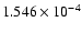 $ 1.546\times 10^{ -4}$
