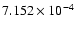 $ 7.152\times 10^{ -4}$