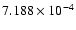 $ 7.188\times 10^{ -4}$