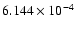 $ 6.144\times 10^{ -4}$