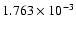 $ 1.763\times 10^{ -3}$