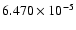 $ 6.470\times 10^{ -5}$