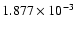 $ 1.877\times 10^{ -3}$