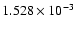 $ 1.528\times 10^{ -3}$