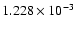 $ 1.228\times 10^{ -3}$
