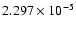 $ 2.297\times 10^{ -5}$