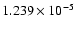 $ 1.239\times 10^{ -5}$