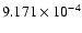$ 9.171\times 10^{ -4}$
