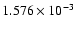 $ 1.576\times 10^{ -3}$
