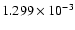 $ 1.299\times 10^{ -3}$
