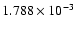 $ 1.788\times 10^{ -3}$