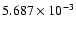 $ 5.687\times 10^{ -3}$