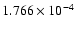 $ 1.766\times 10^{ -4}$