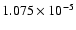 $ 1.075\times 10^{ -5}$