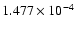$ 1.477\times 10^{ -4}$