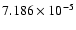$ 7.186\times 10^{ -5}$
