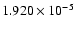$ 1.920\times 10^{ -5}$