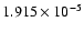 $ 1.915\times 10^{ -5}$