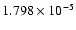 $ 1.798\times 10^{ -5}$