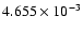 $ 4.655\times 10^{ -3}$
