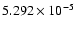 $ 5.292\times 10^{ -5}$