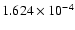 $ 1.624\times 10^{ -4}$