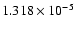$ 1.318\times 10^{ -5}$