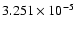 $ 3.251\times 10^{ -5}$
