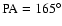$\rm PA = 165^{\circ }$