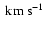 $\rm {~km ~s}^{-1}$