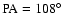 $\rm PA = 108^\circ$
