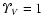 ${\it\Upsilon_V} = 1$