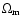 $\Omega_{\rm m}$