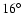 $16\hbox{$^\circ$ }$