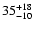 $\rm 35_{-10}^{+18}$