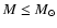 $M\leq M_{\odot}$