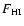 $ F_{\rm HI}$