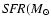 ${\it SFR}(M_{\odot}$