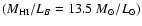 $(M_{\rm HI}/L_B = 13.5~M_{\odot}/L_{\odot})$