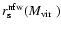 $r^{\rm nfw}_{\rm s}({\mbox{$M_{\rm vir}$ }})$