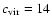 $c_{\rm vir}=14$