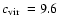 ${\mbox{$c_{\rm vir}$ }}=9.6$