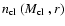 ${\mbox{$n_{\rm cl}$ }}({\mbox{$M_{\rm cl}$ }},r)$