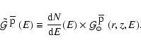 \begin{displaymath}\tilde{\cal G}^{\; {\mbox{$\overline{\rm p}$ }}} (E) \equiv \...
...mes
{\cal G}^{\; {\mbox{$\overline{\rm p}$ }}}_\odot(r ,z,E).
\end{displaymath}