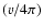 $(v/4\pi)$