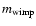$m_{\rm wimp}$