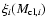 $\xi_i (M_{{\rm cl},i})$