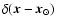 $\delta(\vec{x}-\vec{x}_\odot)$