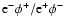 ${\rm e}^-\phi^+/{\rm e}^+\phi^-$