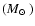 $({\mbox{$M_{\odot}$ }})$